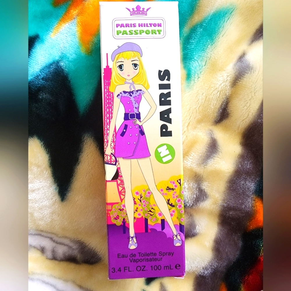 Paris Hilton passport perfume